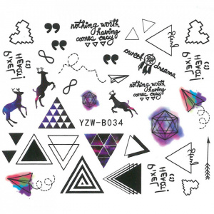 Tatuaj YZW B034