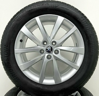 Roata completa Skoda+Anvelopa Continental EcoContact 6 235/55 R18 100V