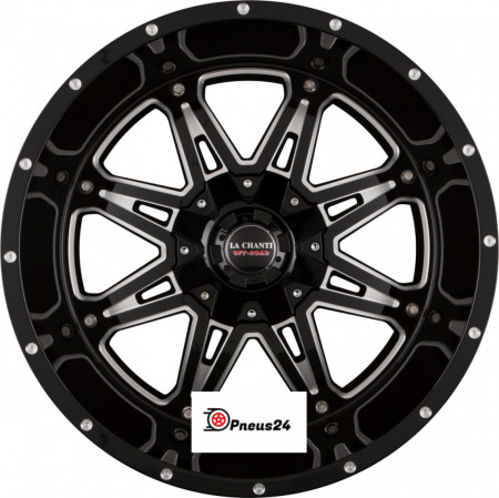 LA CHANTI PERFORMANCE LC-OF9 Gloss Black 12.00 x 22 ET -24.00 6x135