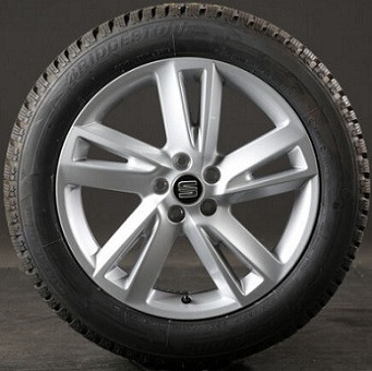 Roata completa Seat+Anvelopa Continental ContiEcoContact 5 205/55 R17 91V