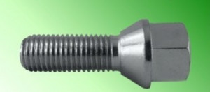 Surub conic M12x1,5x45 SW17 zincat