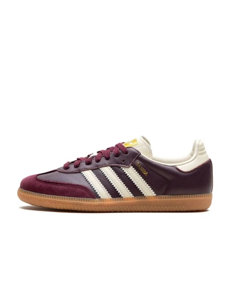 adidas Samba OG Maroon Gold Metallic