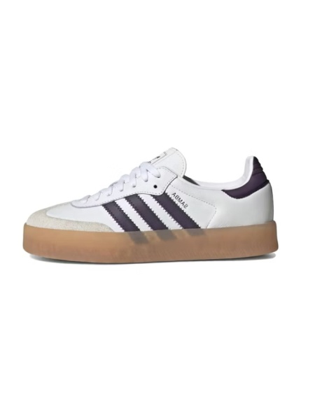 adidas Sambae White Off White Aurora Plum