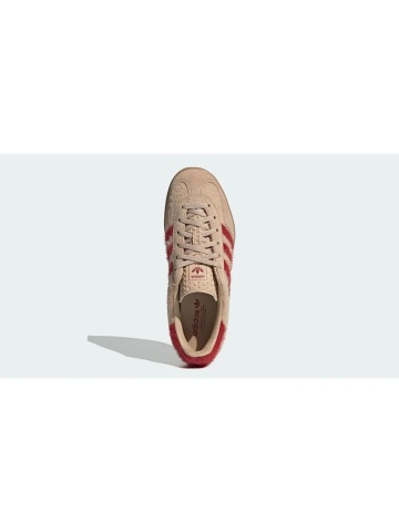 adidas Gazelle Indoor Fur Pack Tan Red - Img 2