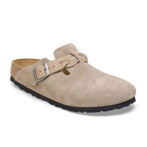 Birkenstock Boston Suede Braided Beige - Img 2
