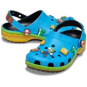 Nintendo x Crocs Classic Clog Super Mario Blue - Img 2