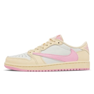 Travis Scott x Air Jordan 1 Low OG Muslin Shy Pink