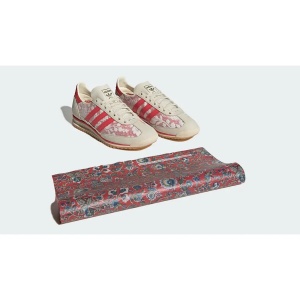 Liberty London x adidas SL 72 OG Floral Better Scarlet - Img 3