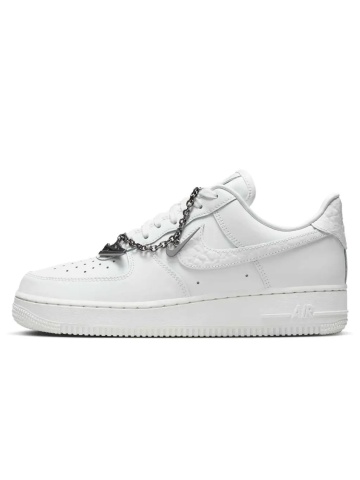 Nike Air Force 1 '07 Low Summit White Metallic Silver