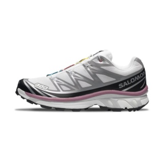 Salomon XT-6 White Black Dusky Orchid