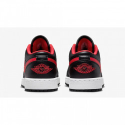 Air Jordan 1 Low White Black Red (GS) - Img 2