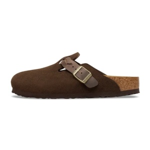 Birkenstock Boston Suede Braided Brown
