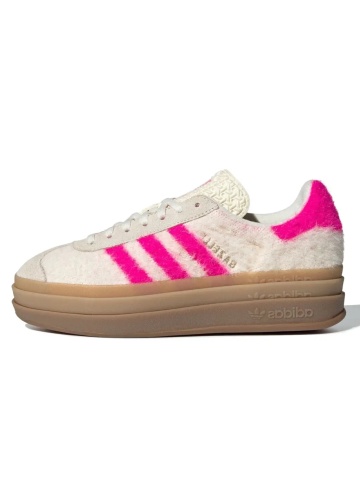adidas Gazelle Bold Fur Pack Shock Pink