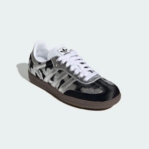 adidas Samba OG Black Pony Hair Silver Metallic - Img 4