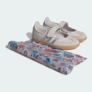 Liberty London x adidas Samba Jane Chalk Pearl Silver - Img 3