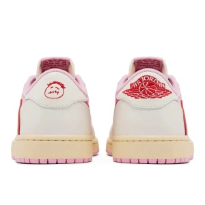 Travis Scott x Air Jordan 1 Low OG Shy Pink - Img 3