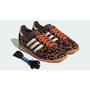 adidas SL 72 OG Leopard Dark Brown Orange - Img 2