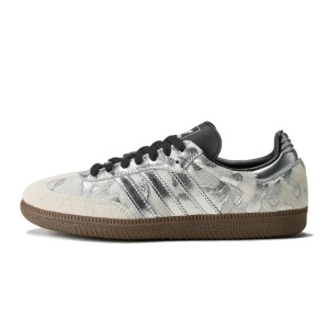adidas Samba OG Cream Pony Hair Silver Metallic