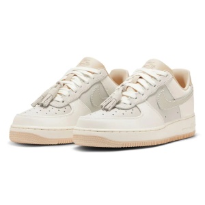Nike Air Force 1 Low Light Bone Suede Tassels - Img 2