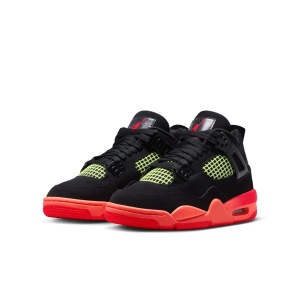 Air Jordan 4 Retro GS Black Infrared 23 - Img 4
