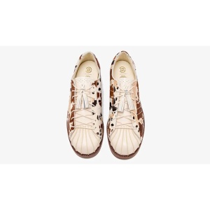 CLOT x adidas Superstar Dress Cow Print - Img 4