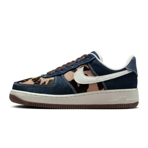 Nike Air Force 1 Low Cheetah Blue Denim - Img 1