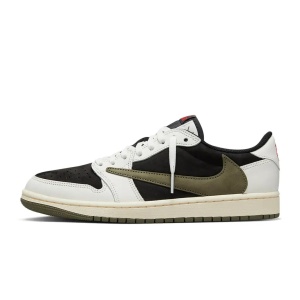 Travis Scott x Air Jordan 1 Low OG Olive - Img 1