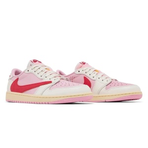 Travis Scott x Air Jordan 1 Low OG Shy Pink - Img 4