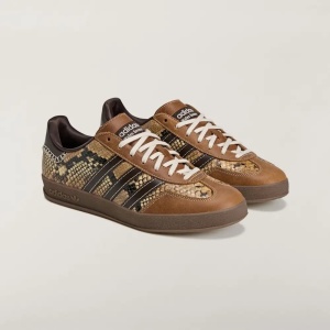 Wales Bonner x adidas Gazelle Indoor Snakeskin Brown - Img 2