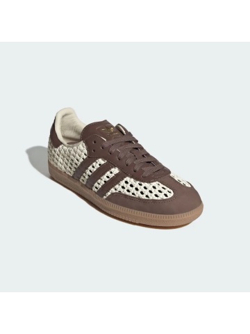 adidas Samba Basketweave Brown Cream - Img 2