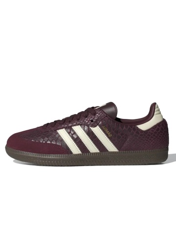 adidas Samba OG Snakeskin Maroon Cream