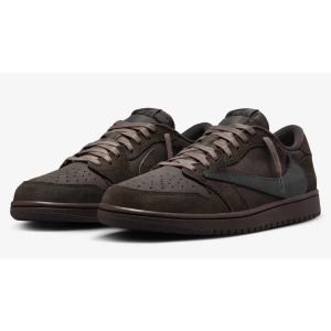 Jordan 1 Retro Low OG SP Travis Scott Velvet Brown - Img 4