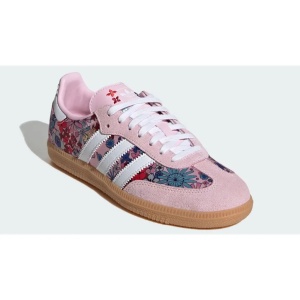 Liberty London x adidas Samba OG GS Floral Pink - Img 4