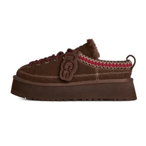 UGG Heritage Lace-Up Slipper Burnt Cedar