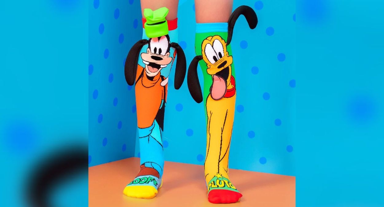 Șosete Madmia unisex fantasy Pluto & Goofy 3-5 ani