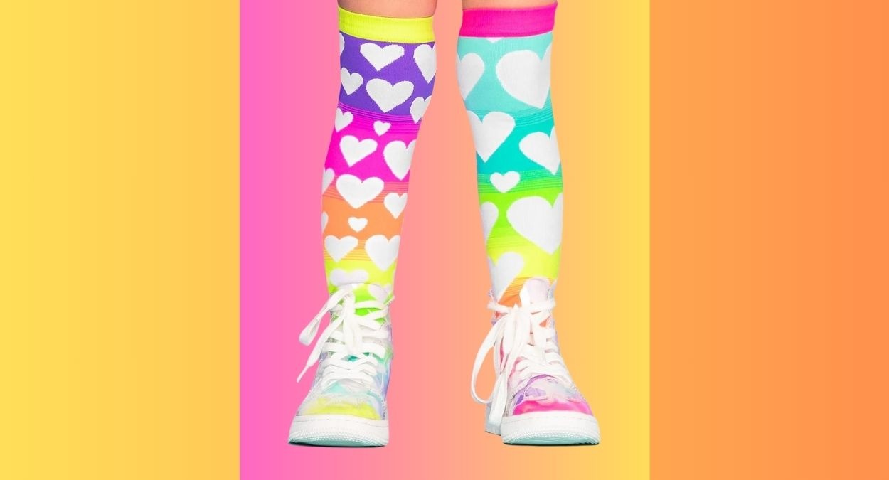 Sosete Madmia pentru fete fantasy Rainbow 6-99 ani