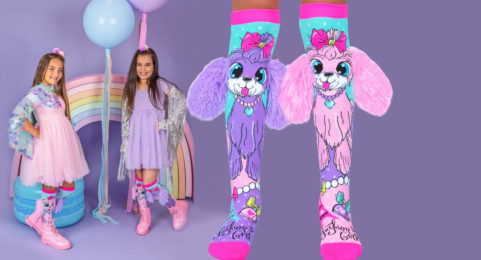 Șosete Madmia pentru fete Hunny Bunny 3-5 ani