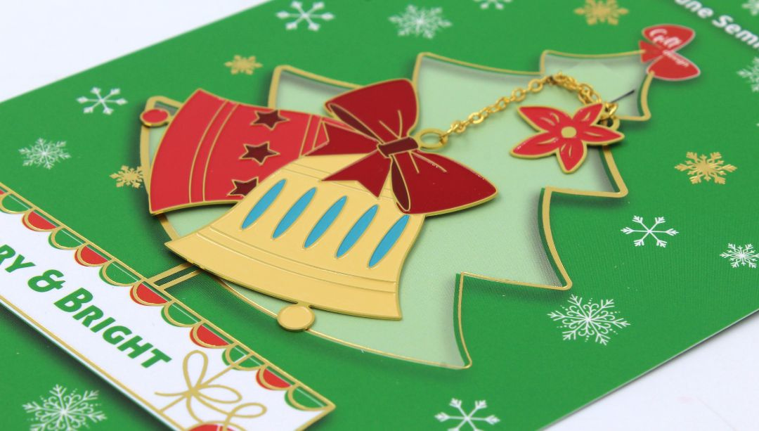 Decorațiune semn de carte clopoței Crăciun