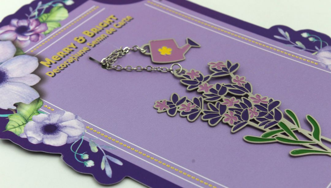 Decorațiune semn carte lavandă Purple