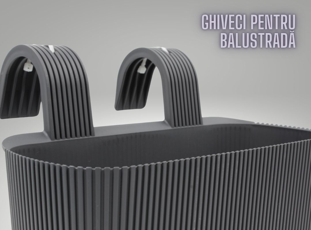 Ghiveci pentru balustradă 3200 ml antracit