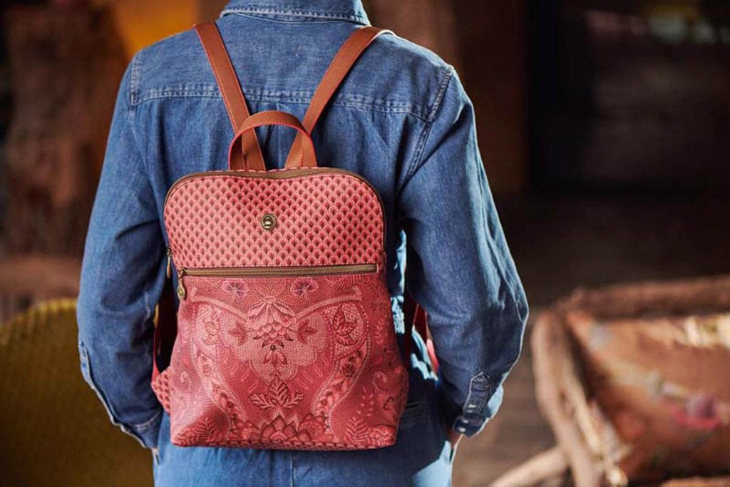 Rucsac Kyoto Festival Dark Pink 28x36x11cm