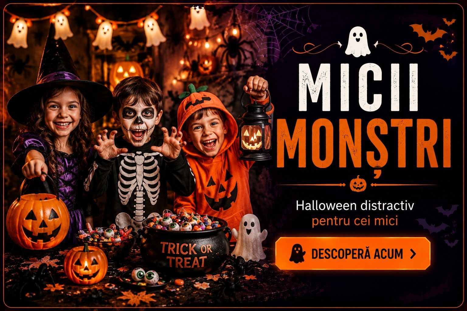 Micii monștri - Halloween pentru copii