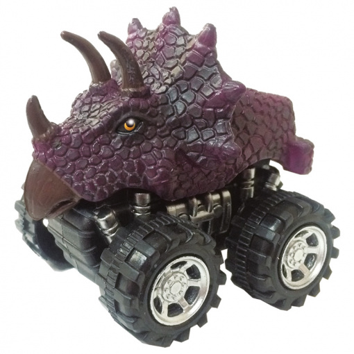 Mașinuță cu sistem friction triceratops multicolor