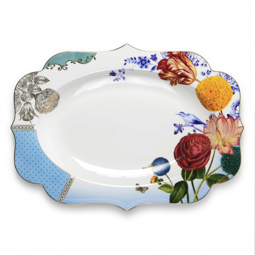 Platou oval, porțelan, 40 cm, colecția Royal Multi, Pip Studio