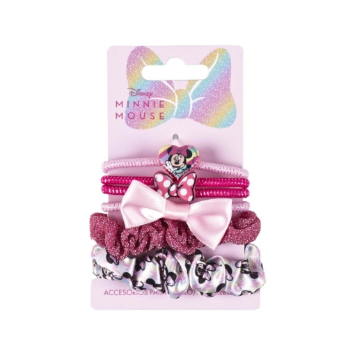 Set 6 accesorii pentru păr, Cerda, model Minnie Mouse