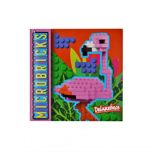 Set construcție Microbricks flamingo 148 piese