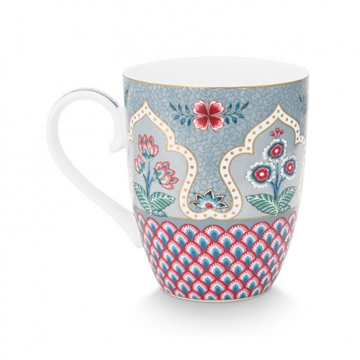 Cană porțelan, Pip Studio, 350 ml, colecția Flower Festival