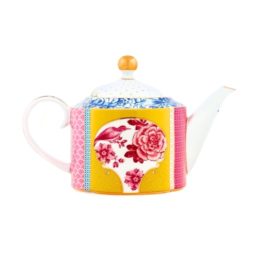 Ceainic din porțelan, Pip Studio, 900ml, colecția Royal Multi
