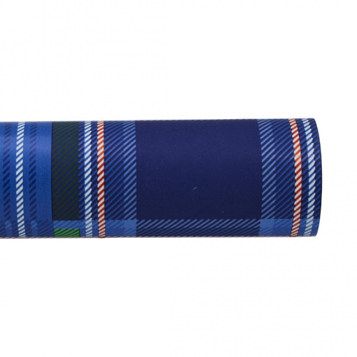 Hârtie ambalat cadouri CLASSICO tartan albastru