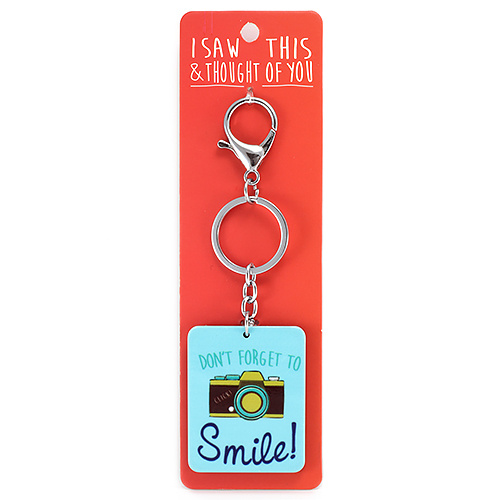 Breloc cu mesaj - Don't forget to smile